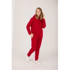 Костюм худі+штани (малина) 