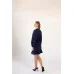 Сукня з довгим рукавом (на запах) коротка