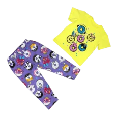 Піжама футболка+штани "Пончики" 