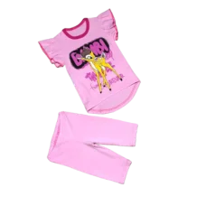 Костюм туніка(короткий рукав)+велосипедки "Бембі"