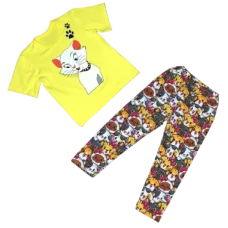 Піжама футболка+штани "Кішка" 