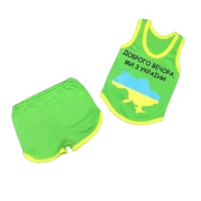 Костюм майка+шорти "Доброго вечора, ми з України (карта)"