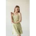 Костюм Топ+спідниця (салатовий)