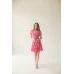 Сукня на запах коротка (рожева)