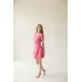 Сукня на запах коротка (рожева)
