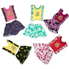 Костюм топ+шорти-спідниця "Cool girl"