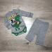 Ясельний комплект "Mickey" 2-х предметний (боді + штанці). сірий Ясельний комплект "Mickey" 2-х предметний (боді + штанці). сірий