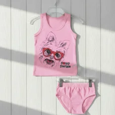 УЦІНКА Майка + труси "Я люблю Йорка" рожевий