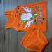 УЦІНКА Майка + труси "Єдиноріг с крилами" помаранчевий