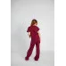 Костюм футболка+кюлоти "Designed wear" бордо