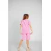 Костюм футболка+шорти "More music" рожева