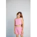 Костюм майка+шорти  рожевий