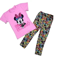 Костюм "So Sweet" футболка+лосіни"малина