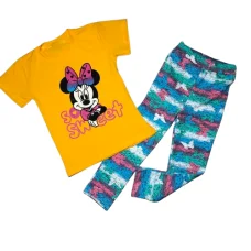 Костюм "So Sweet" футболка+лосіни"помаранчева