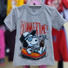 Футболка "Snoopy Summer" сірий