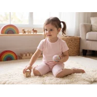 Костюм футболка+велосипедки з БЛИСТКАМИ рожевий