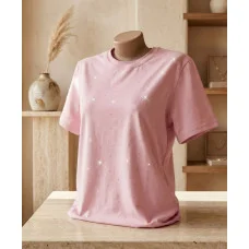 Футболка доросла базова "Блиск" рожева