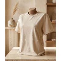 Футболка доросла базова "Блиск" беж