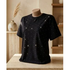 Футболка доросла базова "Блиск" чорна