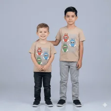 Футболка "Labubu" мокко