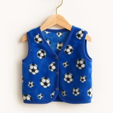 Жилет на кнопках (махра набивна) бликитна Футбол