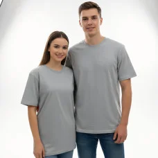 Футболка сіра меланж унісекс доросла