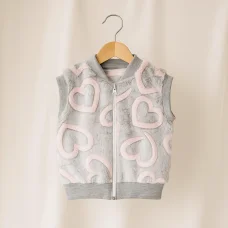 Жилет на замочку (махра набивна) сердечка