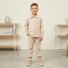  Стильний костюм беж