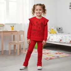 Костюм Кофта + кюлоти "Єдиноріжка" червоний