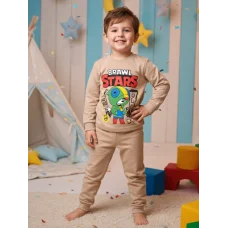 Піжама "Brawl stars" бежева Піжама "Brawl stars" бежева