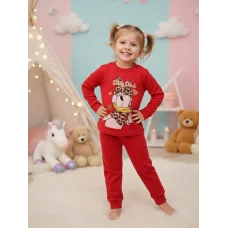 Піжама "Дейзі в леопарді" червона