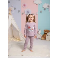 Піжама "Мінні на хмаринці" бузок світлий