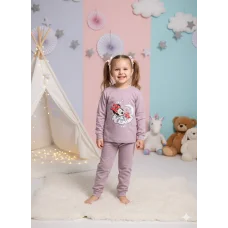 Піжама "Мінні на хмаринці" бузок світлий