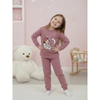 Піжама "Мінні на хмаринці" пудра