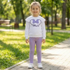 Костюм реглан + лосини "Мінні "бузок