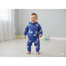 Костюм худі+штани  "Міккі мордочки "електрик