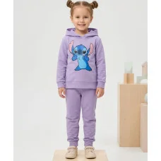 Костюм худі+штани "Стіч" бузок