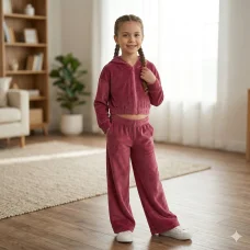 Костюм «Шовкова Мить»  олімпійка+ палацо малина