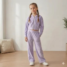 Костюм «Шовкова Мить»  олімпійка+ палацо бузок