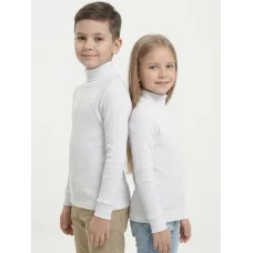 Гольф універсальний однотоний білий