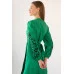 Сукня з довгим рукавом (на запах) коротка з вишивкою