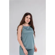 Майка з тонкими брителями