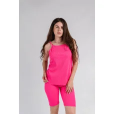 Майка з тонкими брителями