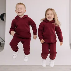 Костюм худі+штани Бордо