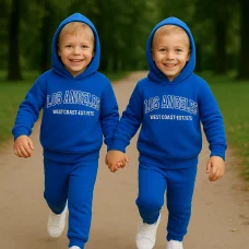 Костюм худі+штани “LOS ANGELES” синій