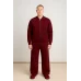  Парні костюм олімпійка + штани на резинці  (тринитка  Турція на флісі) бордо