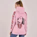 Худі рожевий "Українка" (з принтом) Худі рожевий "Українка" (з принтом)