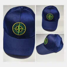 Кепка Бейсболка Stone Island (Стон Айленд, Стонік)  темно синя