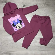 Костюм худі+штани "Мінні" фуксія