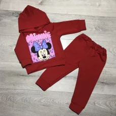 Костюм худі+штани "Мінні" червоний